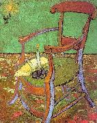 Vincent Van Gogh Gauguin's Chair with Books and Candle Sweden oil painting reproduction
